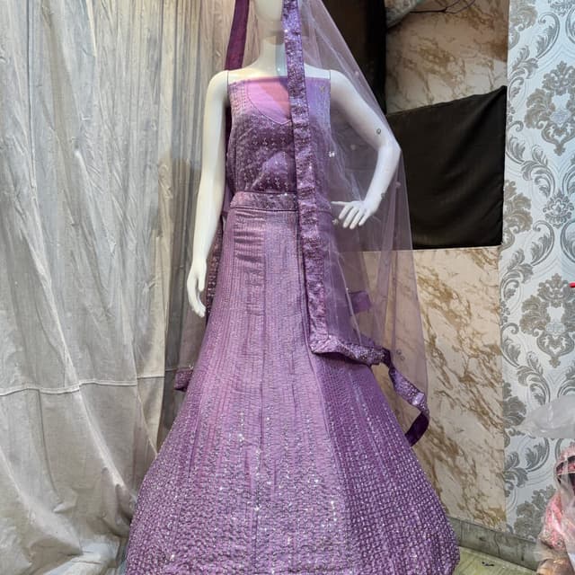 Lavender Lehenga Choli