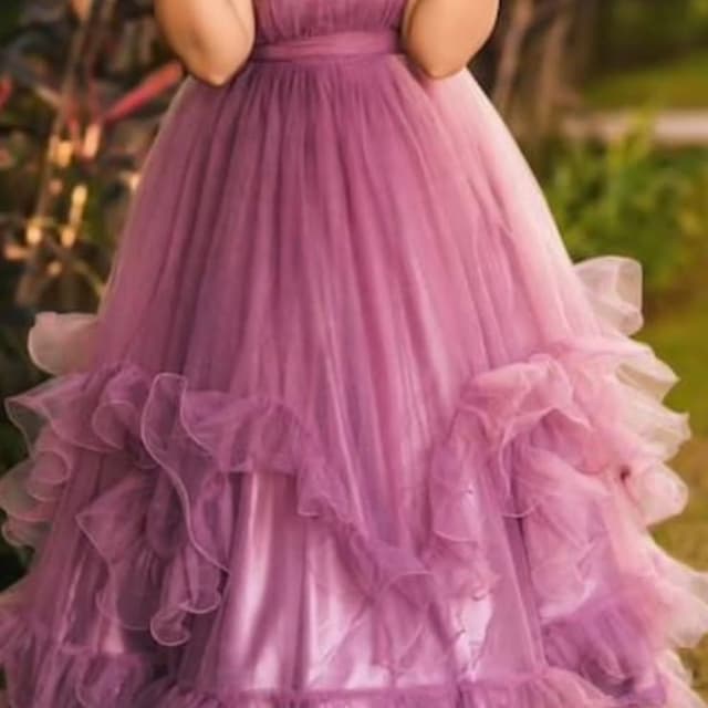 Mauve and Soft Pink Dress