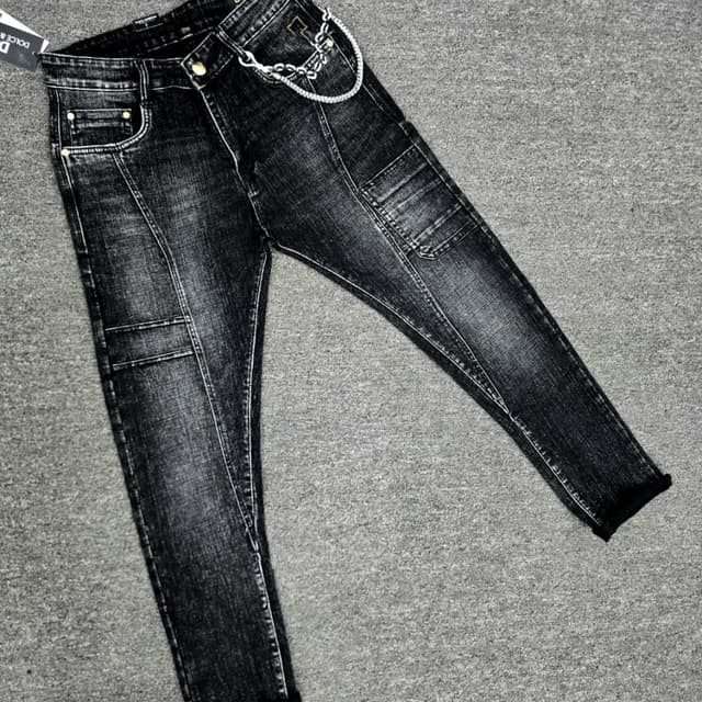 Black with faded wash Jeans