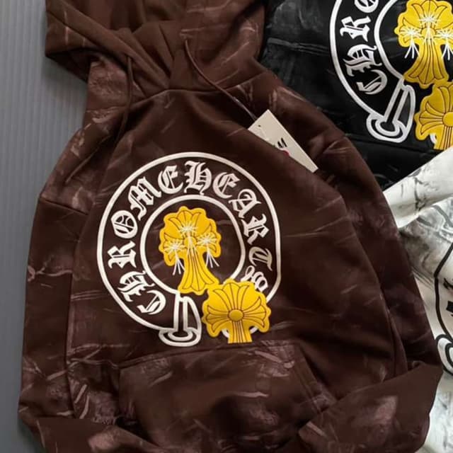 Brown and Yellow Hoodie