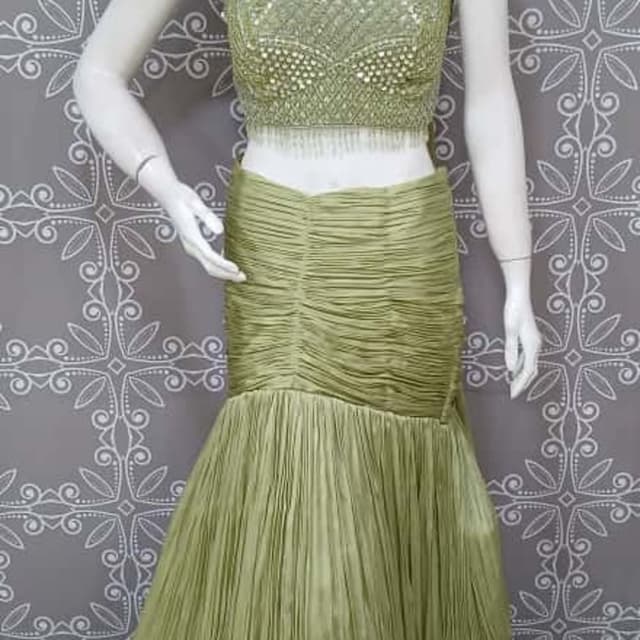 Sage Green Lehenga Choli