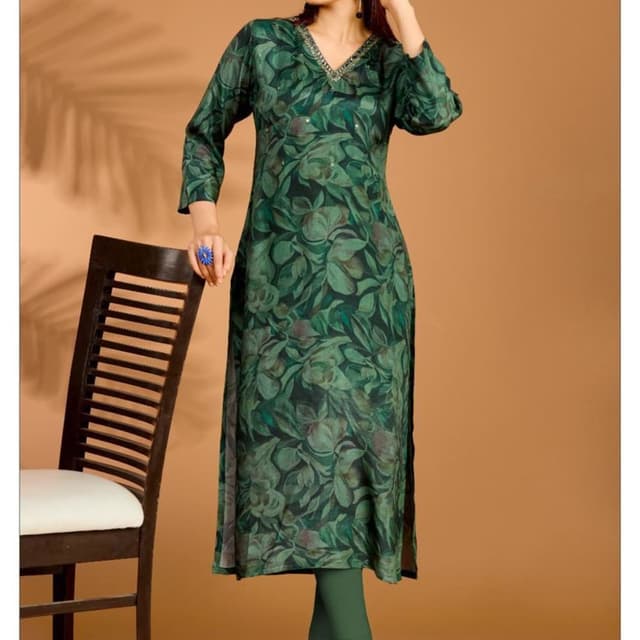 Shades of Green Kurta