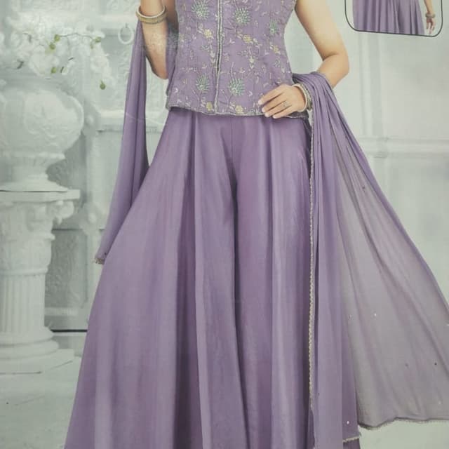 Lavender Palazzo Suit