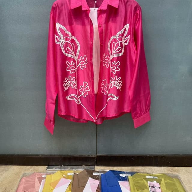 Pink and White Shirt