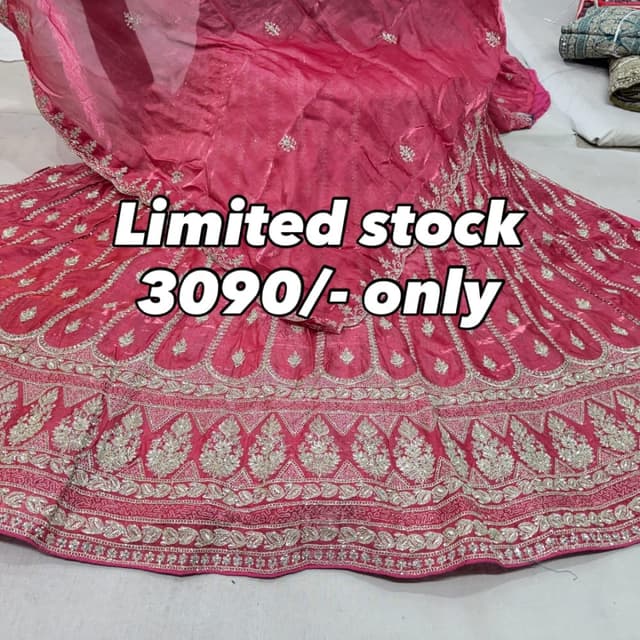 Red and Gold Lehenga