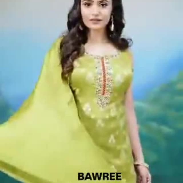 Lime Green Salwar Kameez