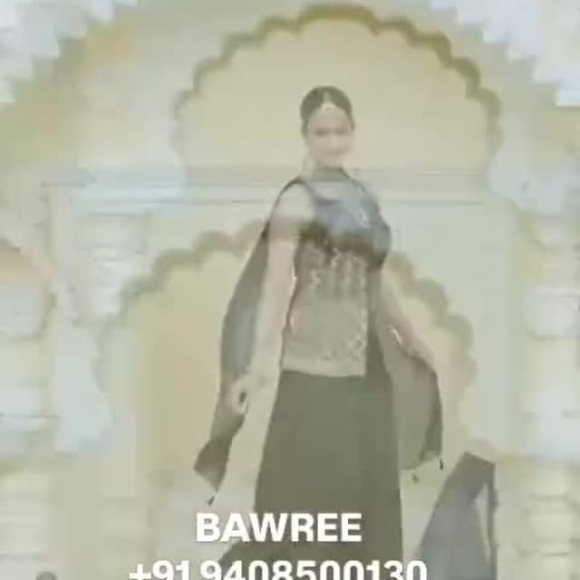 Olive Green, Beige, Gold Lehenga Choli