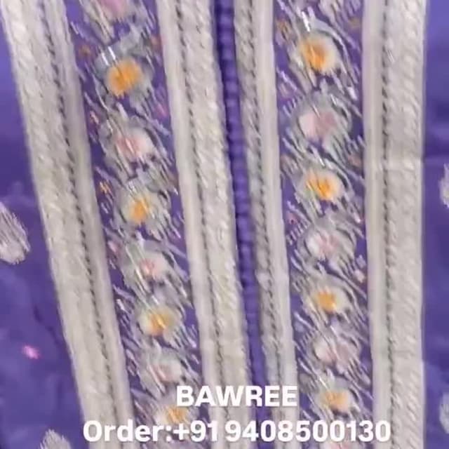 Purple, White, Gold, Pink Kurta
