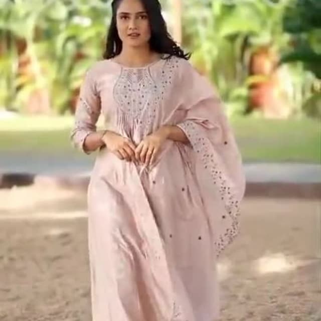 Light Pink Kurta with Dupatta