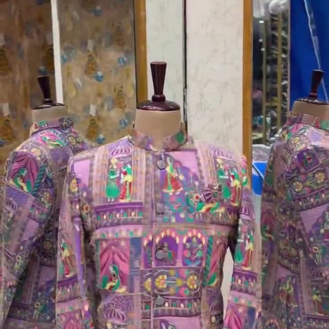 Lavender, pink, green, and other vibrant colors Jacket