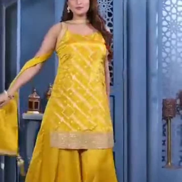 Yellow Salwar Kameez