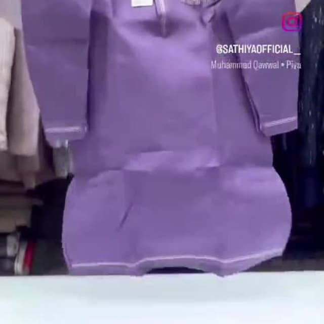 Lavender with White Kurta