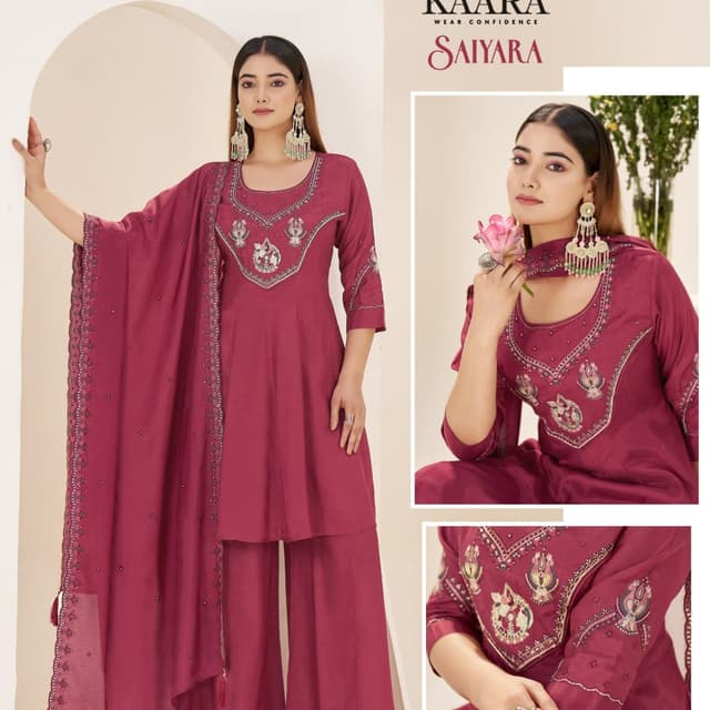 Burgundy Salwar Suit