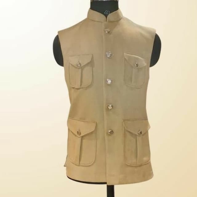 Beige Waistcoat