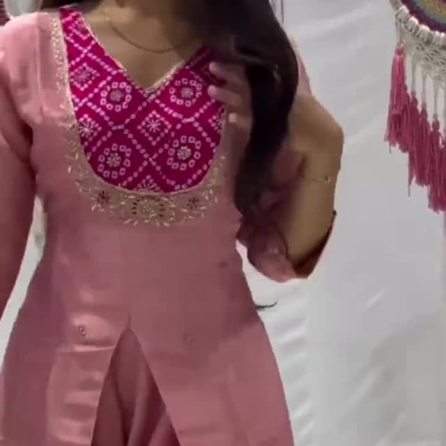 Pink and Fuchsia Kurti