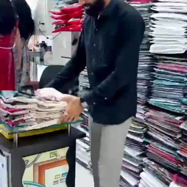 Black and Gray Shirt and Trousers