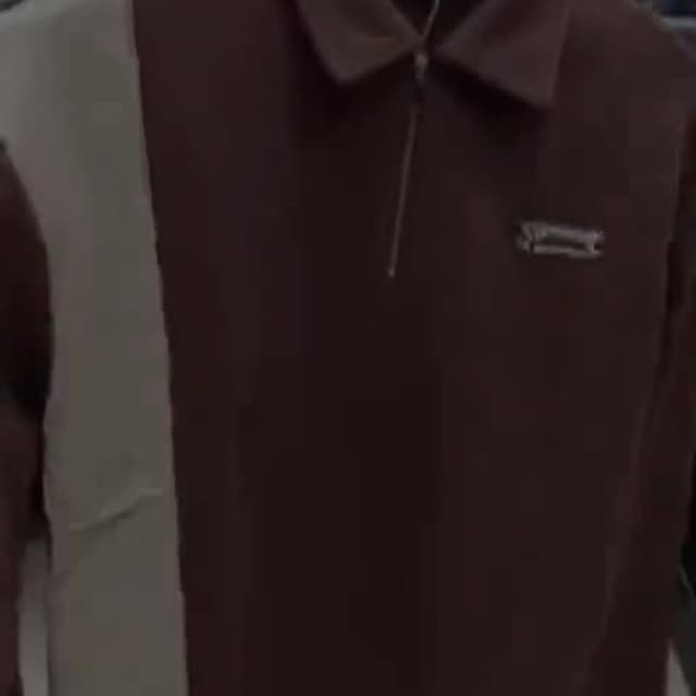 Brown and off-white Sweatshirt