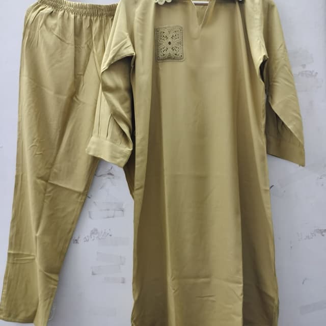 Olive Green Kurta with Pant