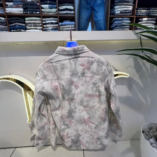 White, Gray, and Red Jacket