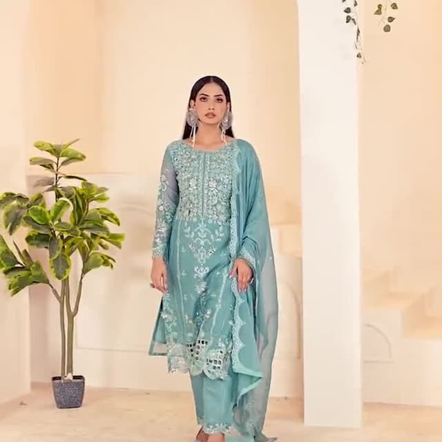 Chiffon salwar suit