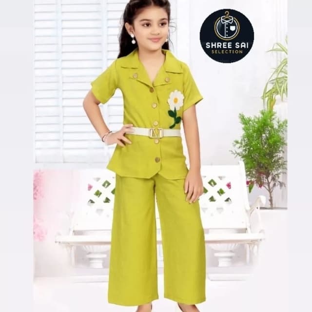 Green and White Jumpsuit