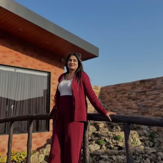 Burgundy, White Suit