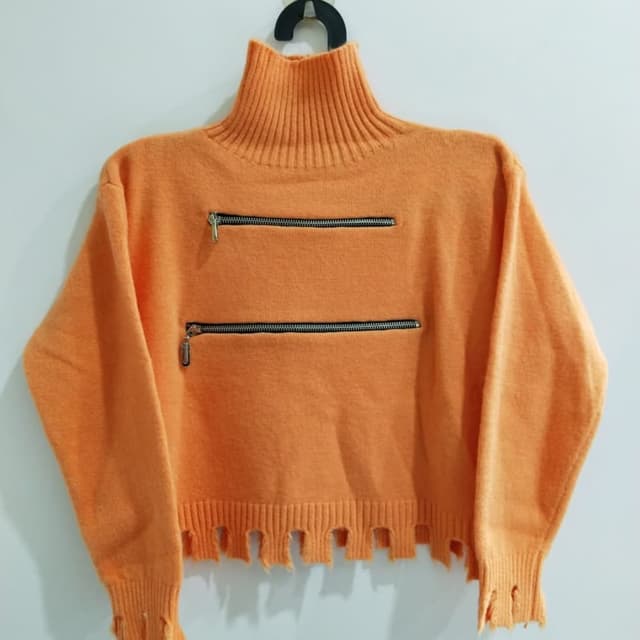 Orange Sweater
