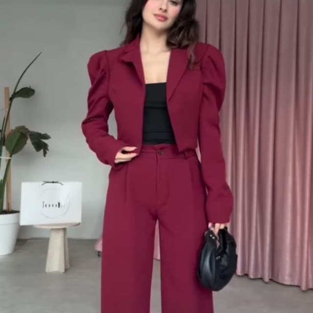 Burgundy Suit