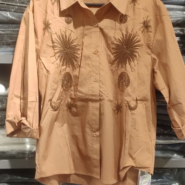 Tan with Gold Shirt