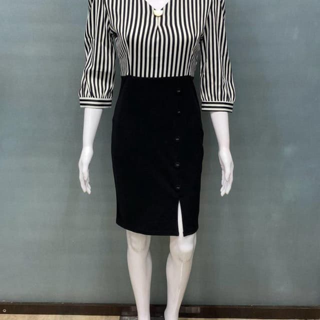 Black and White Dress