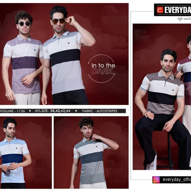 Gray, White, and Black Polo Shirt