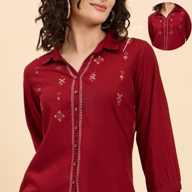 Red and Gold Shirt