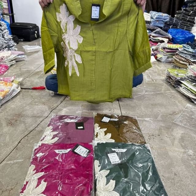 Green with white and other colors variants are visible Shirt