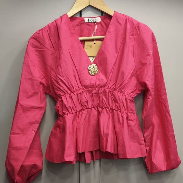 Bright Pink Blouse