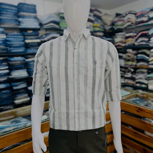 White and Gray Shirt