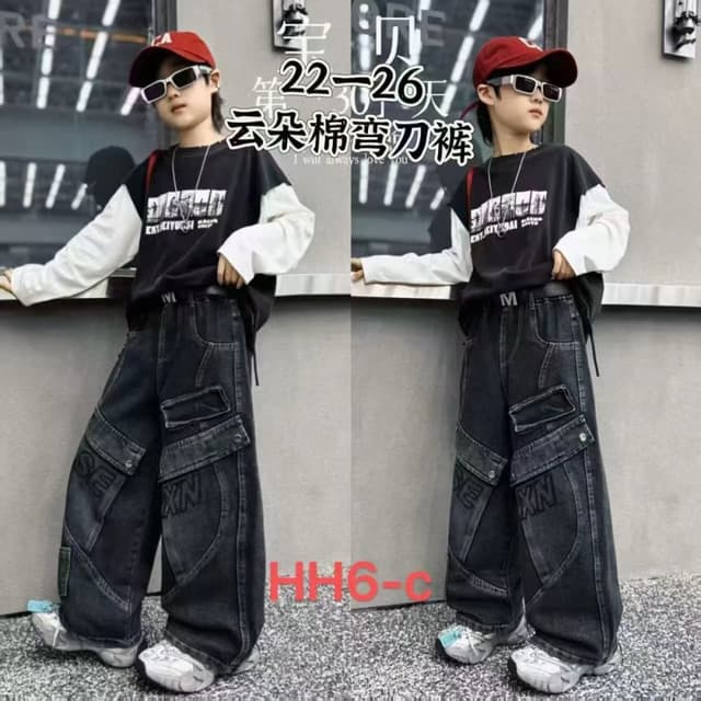 Black and white Pants