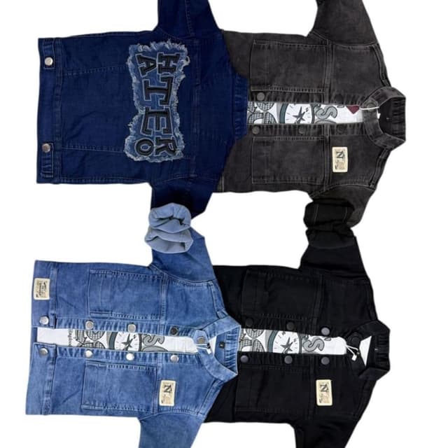 Blue, Black, Gray, and White Jacket