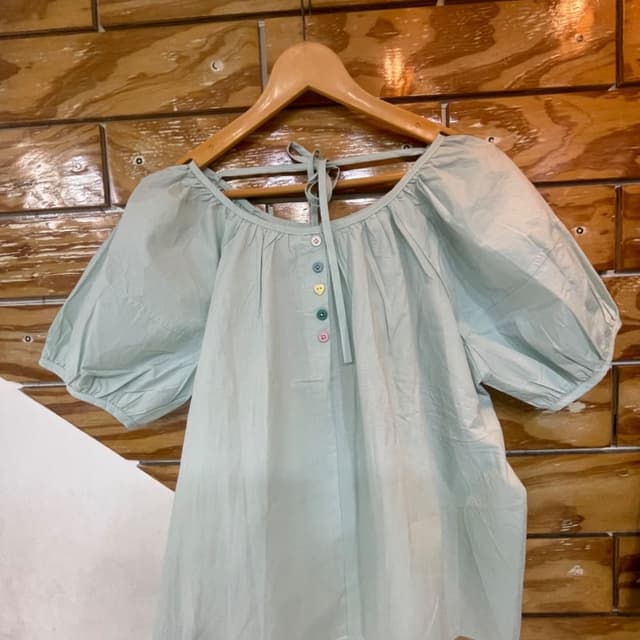 Light Blue, Pastel Colors Top/Blouse