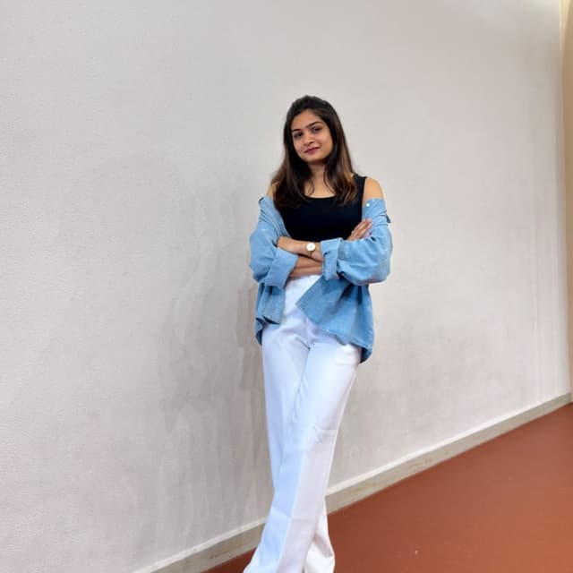 Black, White, Blue Tank top, Jeans, Denim Jacket