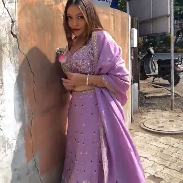 Lavender Lehenga Choli