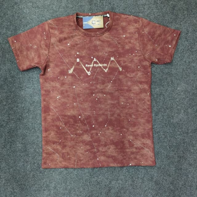 Burgundy with White T-shirt