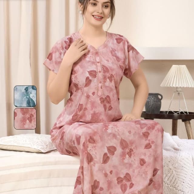 Pink and Brown Nightgown