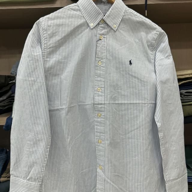 Blue and White Shirt