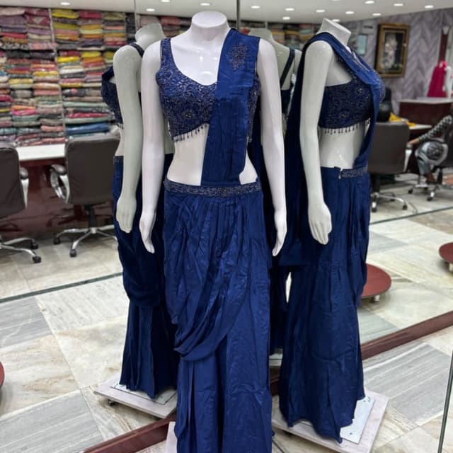 Shades of Blue Saree