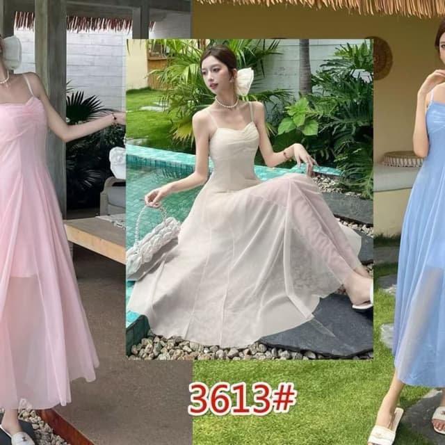 Off-white, blush pink Dress