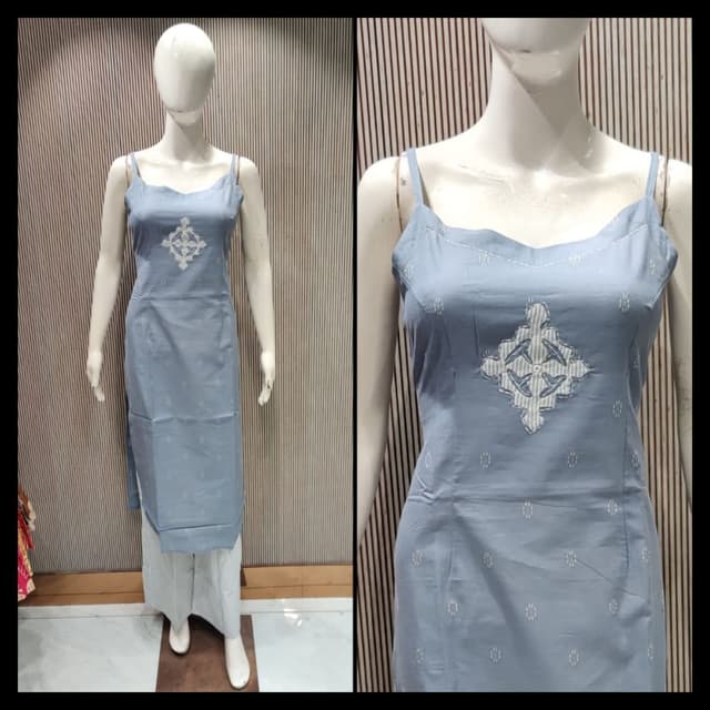 Light Blue and White Kurta