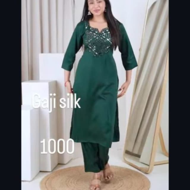 Emerald Green Kurta with Pant