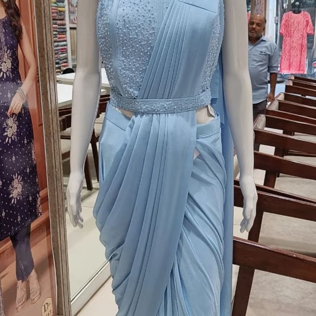 Light Blue Saree
