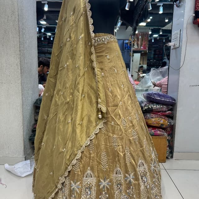 Gold Lehenga Choli