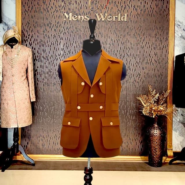 Brown and Gold Waistcoat